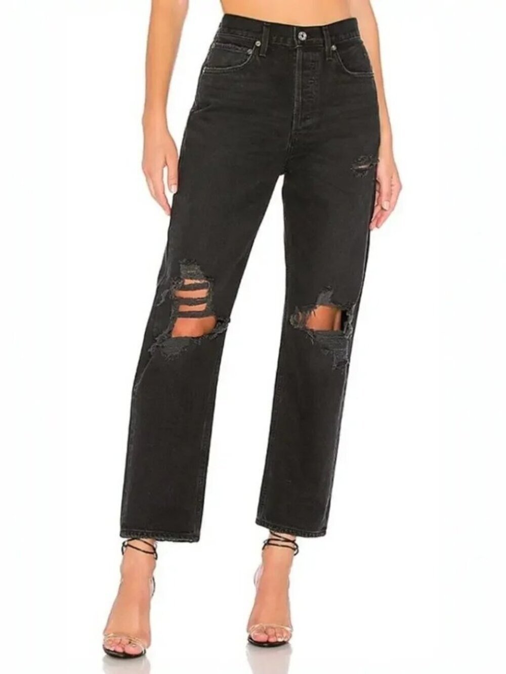 Agolde 90’s Mid Rise Loose Fit Jean Audio